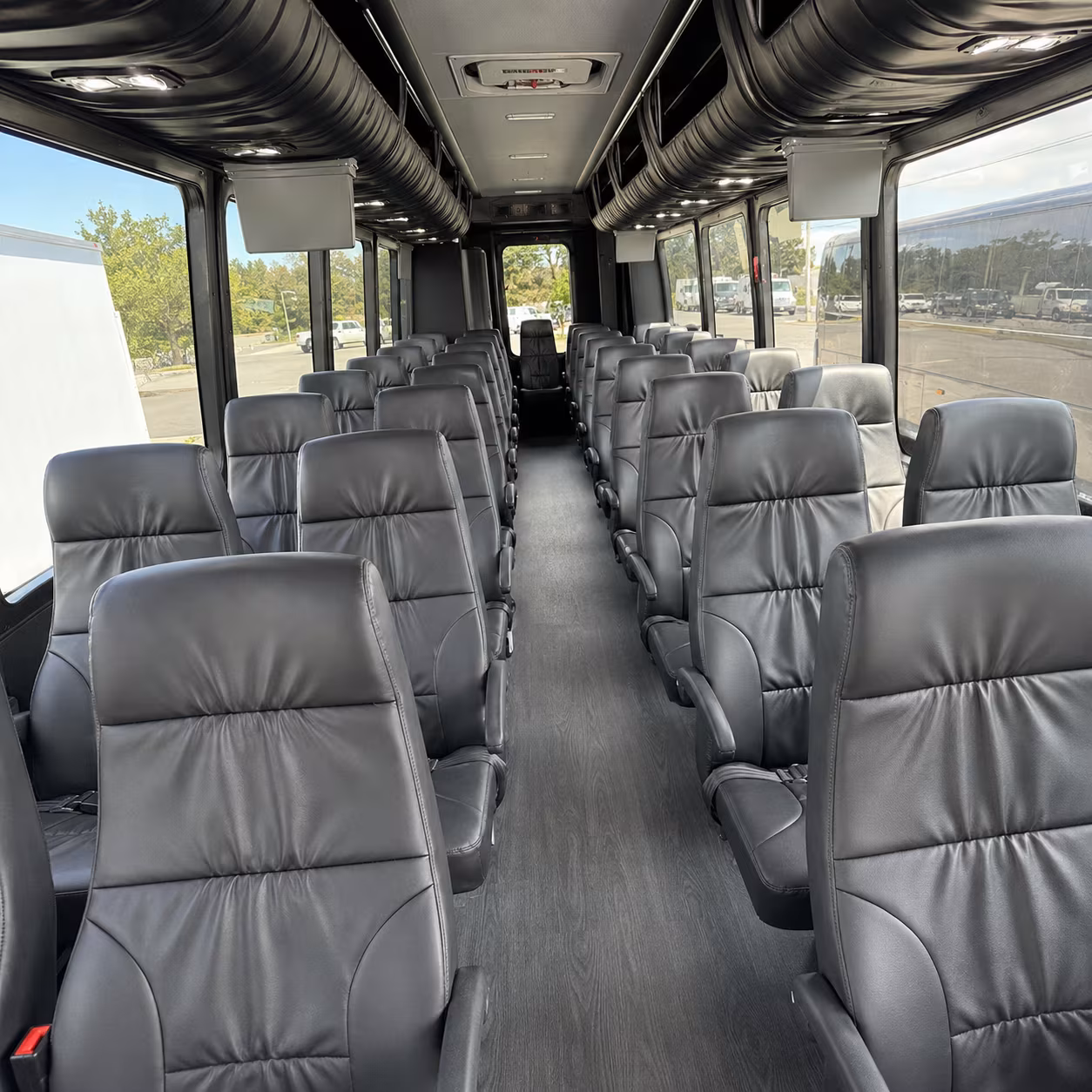 28 passenger minibus inside