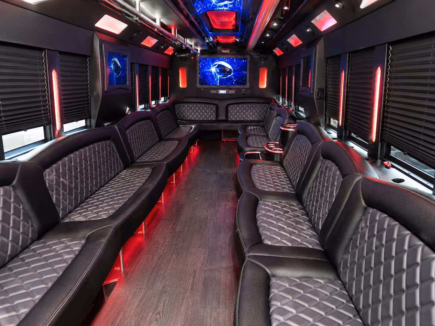 party buses for roseville high school and oakmont prom groups