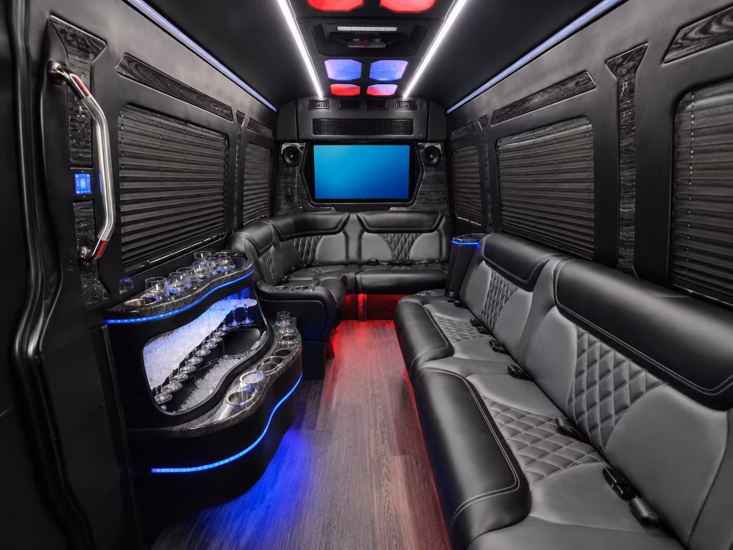 roseville 18 passenger party bus