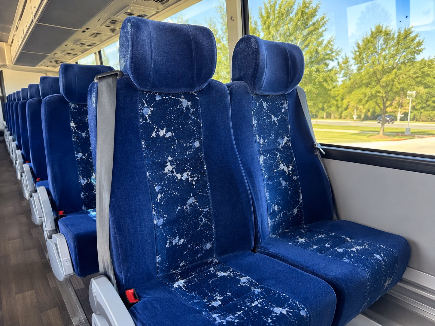 roseville concert transportation onboard seating