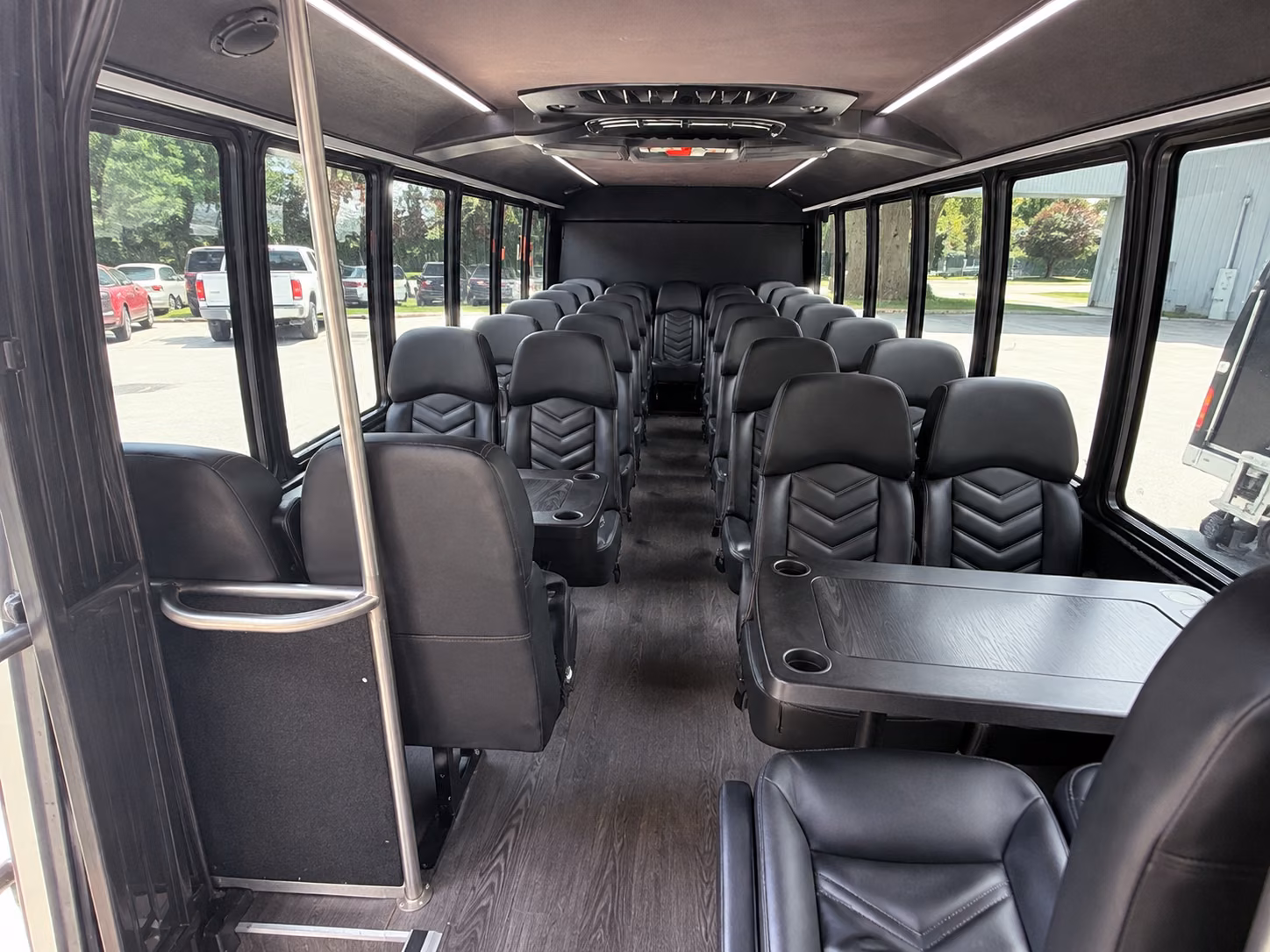 roseville private event transportation onboard seating